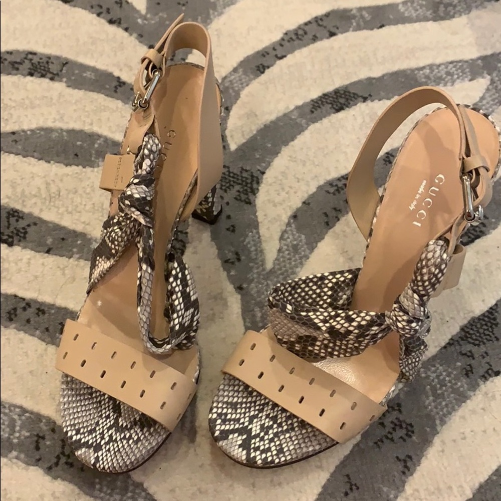 Original Gucci Snakeskin Shoes